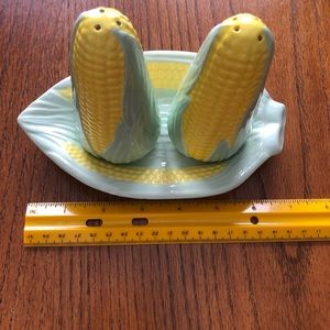 Ceramic Corn Salt & Pepper Shakers *no stoppers